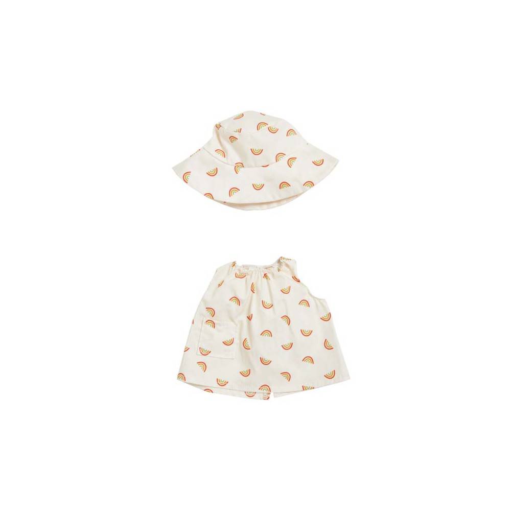 JAWUZ Vetement De Poupée 17 Cm, Robe De Lapin Noire Avec Bandeau Et Vêtements, Pour 17 Cm, Garçons Et Filles, Pour De Superbes Cadeaux (sans Poupée
