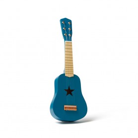 Guitare en bois - Bleu Indigo