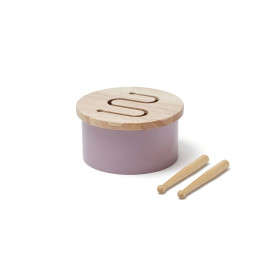 Tambour jouet en bois - Lilas