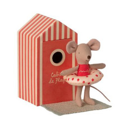 Cabane de plage et sa souris - Maileg