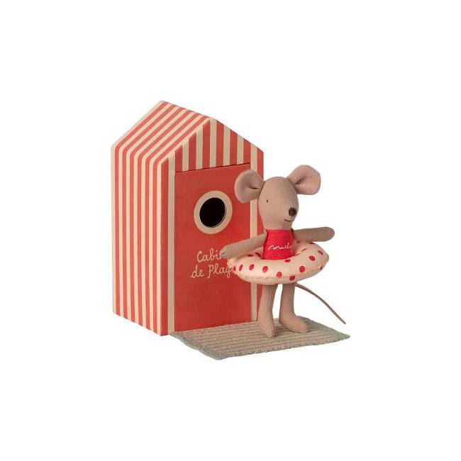 Cabane de plage et sa souris - Maileg