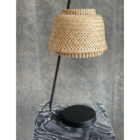 Lampe à poser bambou Chachou - Noir
