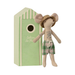 Cabane de plage et sa souris - Maileg