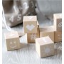 Cubes en bois jouet d'éveil bébé - Ooh Noo