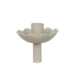 Bougeoir Fleur - Beige