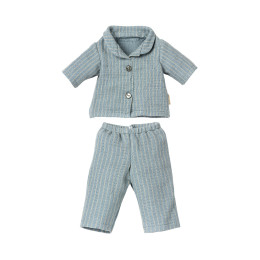 Pyjama pour papa ours Teddy - Maileg - Rayures bleues